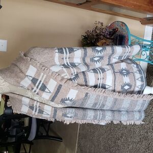 Tahari Aztec Western Cardigan